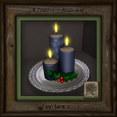 Holiday Candles Platter Ah