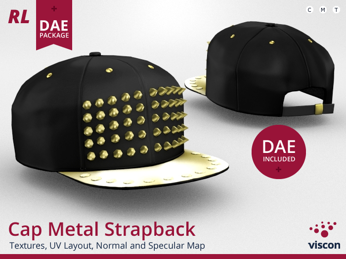 *viscon* Mesh Cap Metal Strapback RL - DAE Pack