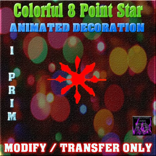 BBD - Colorful 8 Point Star