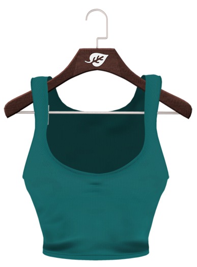 Neverwood//. Raelyn Cropped Tank - Emerald
