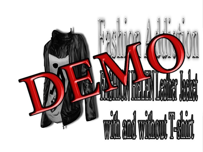 DEMO FASHION HELEN Leather Black Jacket
