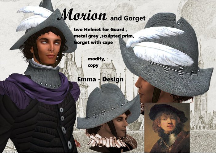 ModeKiste Morion and Gorget grey