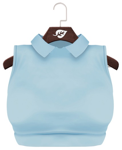 Neverwood//. Sarasota Cropped Collar - Frost