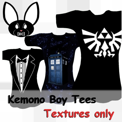 [BC] Kemono boy tee - 3 pack (boxed)