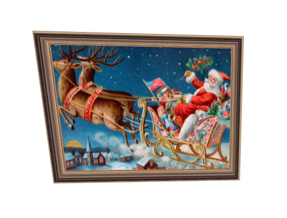 Santa And Reindeer