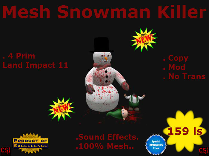 Mesh Snowman Killer (box)