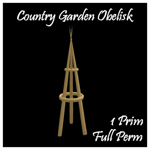 *Saffron* Country Garden Obelisk