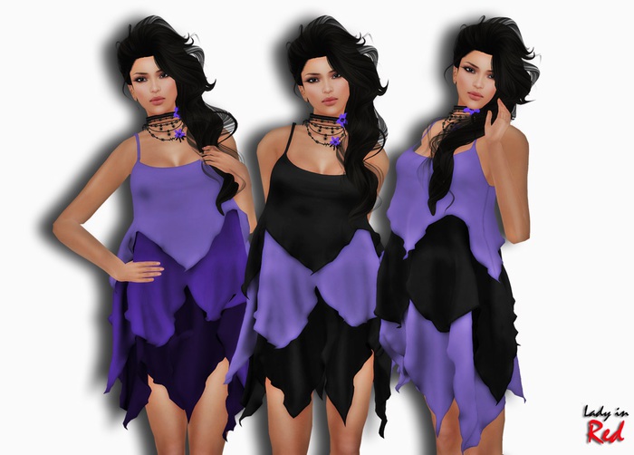 Lady in Red - Rebeka (lilac) - Tank Dress