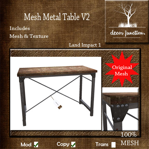 DJ - Mesh Metal Table V2