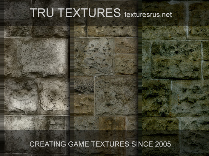 11345: May 09 - 12 x Seamless Large Stone Wall Textures - 1024 x 1024 Pixels