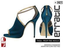 erratic / thea - peep-toe heels / blue