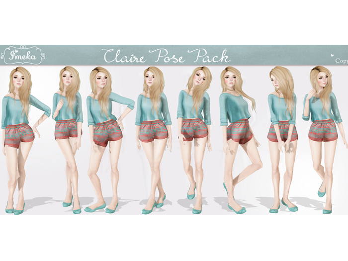 {Imeka} Claire - Pose Pack