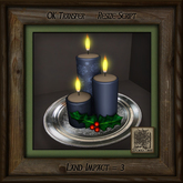 Holiday Candles Platter Bh