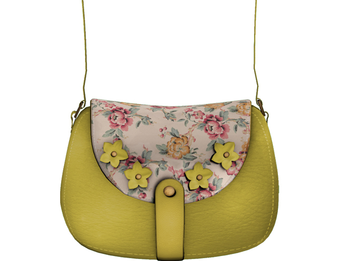 {imeka} Flowery Mini Bag {Yellow}