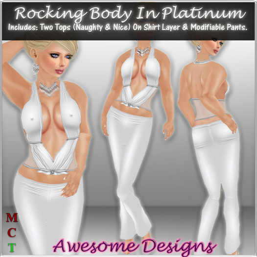 *Awesome Designs Rocking Body In Platinum