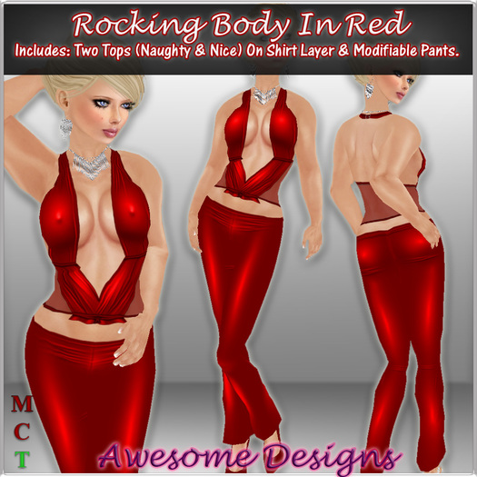 *Awesome Designs Rocking Body In Red