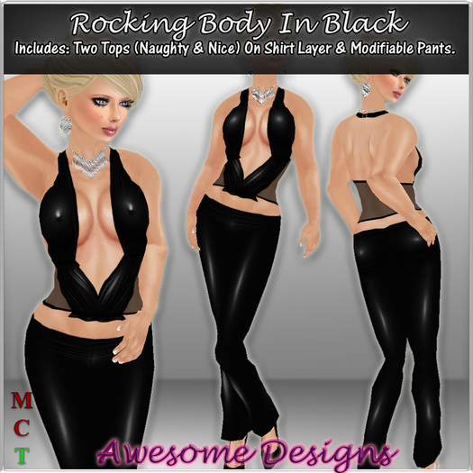 *Awesome Designs Rocking Body In Black