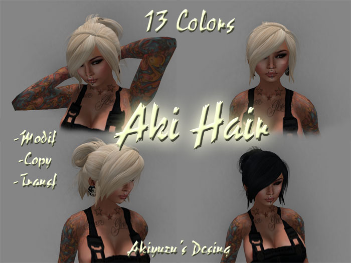 Aki Hair - Color Pack