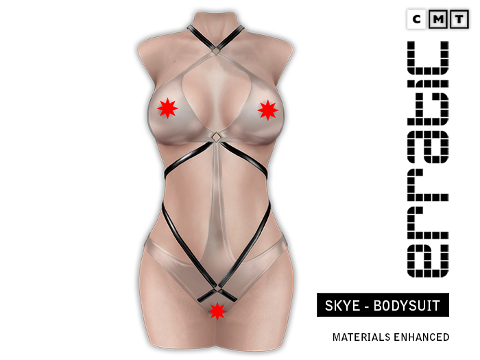 erratic / skye - bodysuit / transparent