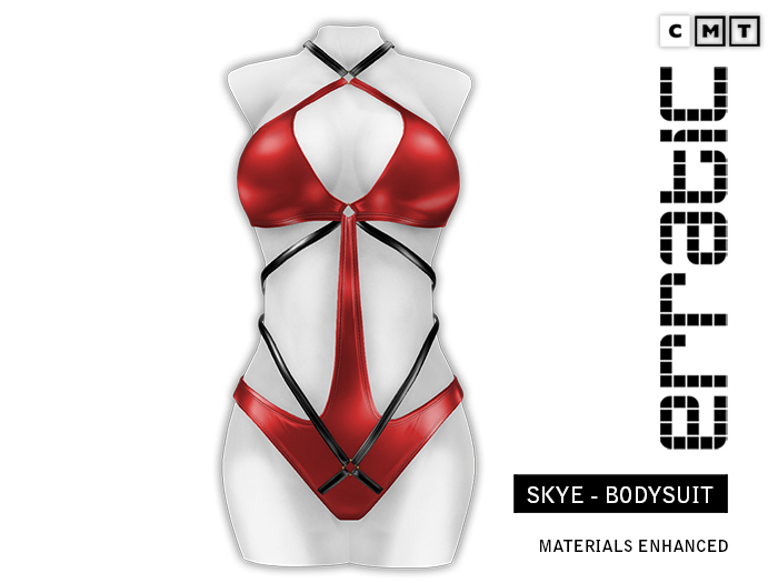 erratic / skye - bodysuit / red