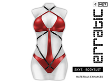 erratic / skye - bodysuit / red