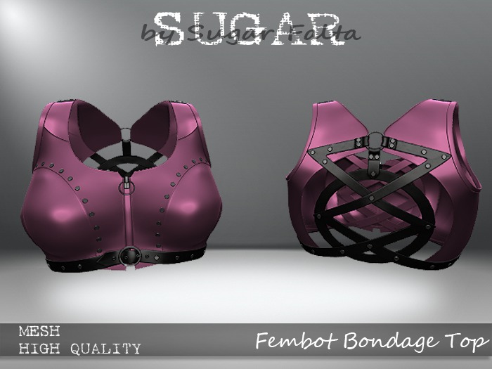 SUGAR - Fembot Top - PINK