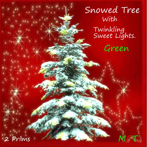 Twinkling Christmas tree White 