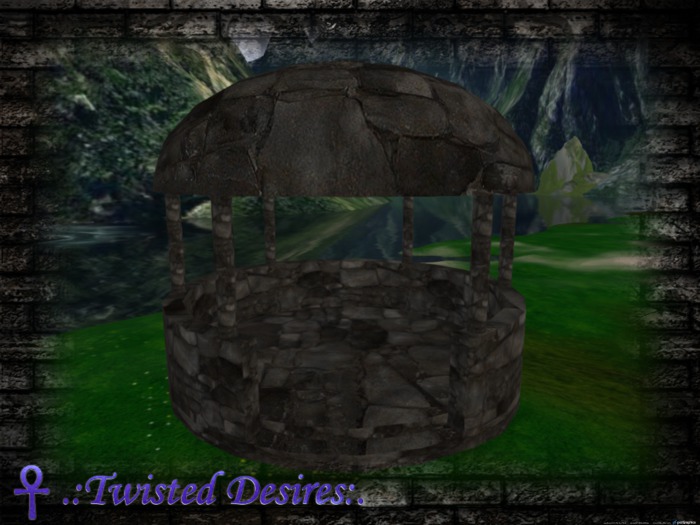 .:TD:. Gothic Gazebo With Stone Wall