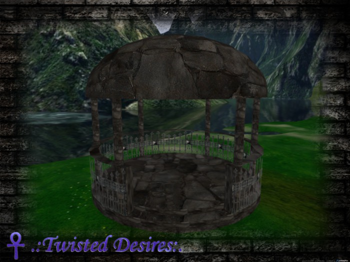 .:AS:. Gothic Gazebo With Fence