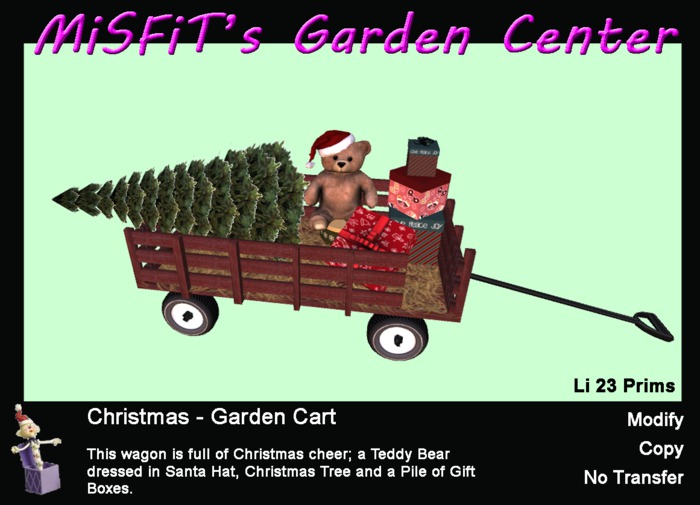 Christmas - Garden Cart