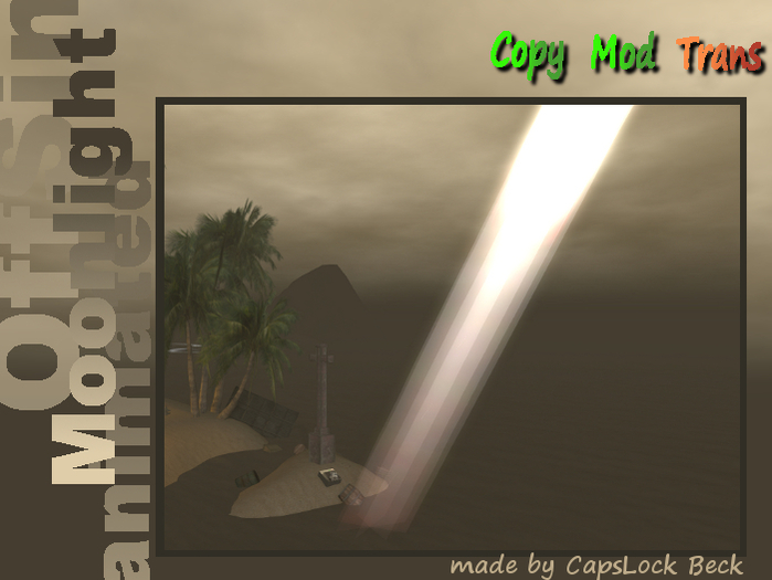 Animated Moonlight OffSim – 2 prim 