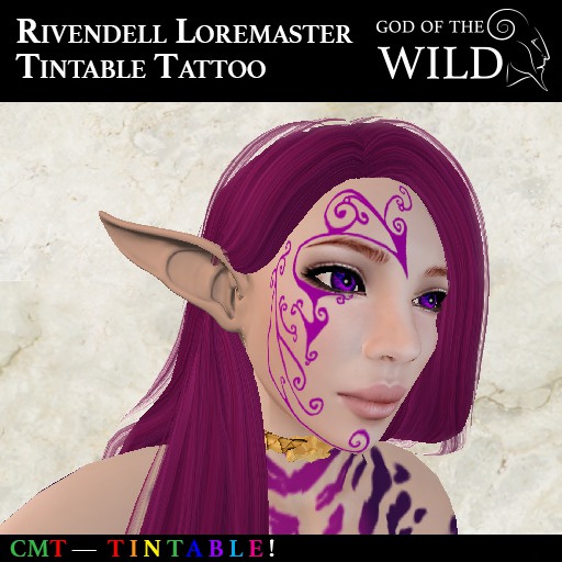 :GW: Tintable Tattoo - Rivendell Loremaster