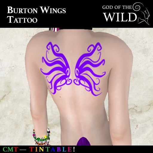 :GW: Tintable Tattoo - Burton Wings