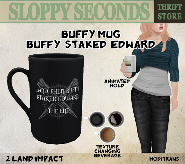 Buffy Mug - Buffy Staked Edward