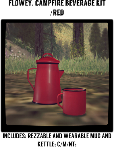flowey. campfire beverage kit / red