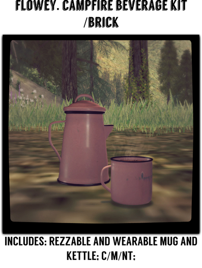 flowey. campfire beverage kit / red