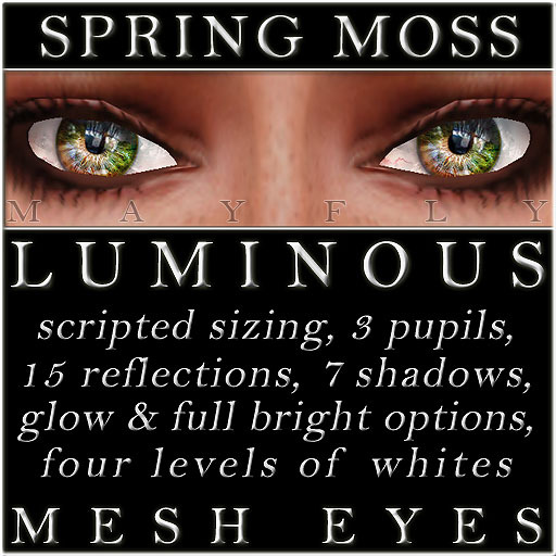 Mayfly - Luminous - Mesh Eyes (Crystal)