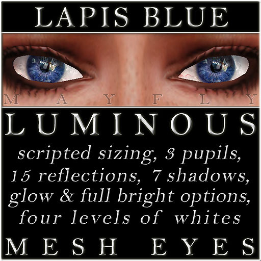 Mayfly - Luminous - Mesh Eyes (Crystal)