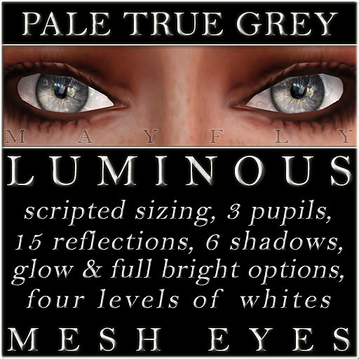 Mayfly - Luminous - Mesh Eyes (Crystal)