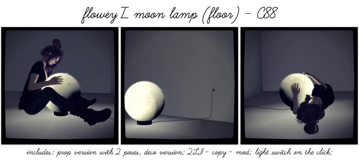 flowey / moon lamp (ceiling)