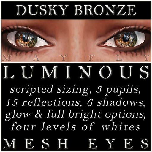 Mayfly - Luminous - Mesh Eyes (Crystal)