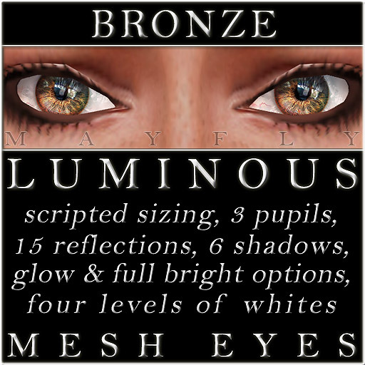 Mayfly - Luminous - Mesh Eyes (Bronze)
