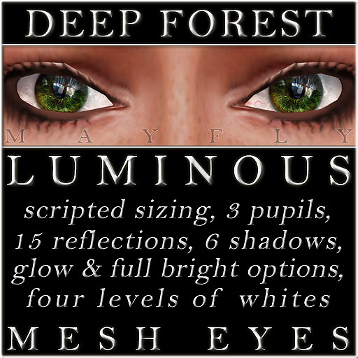 Mayfly - Luminous - Mesh Eyes (Crystal)