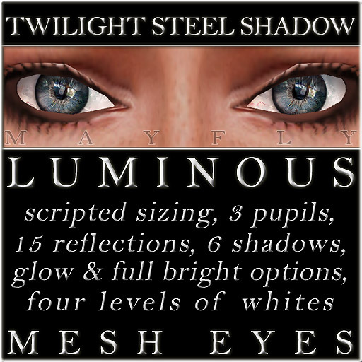Mayfly - Luminous - Mesh Eyes (Crystal)