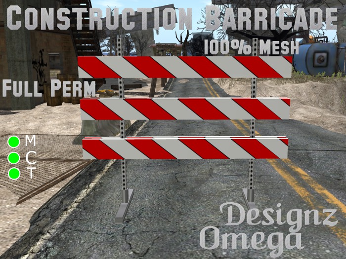 Construction Barricade (Mesh) FP/OD