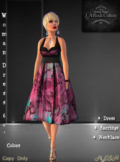 Woman Dress 60' Colors
