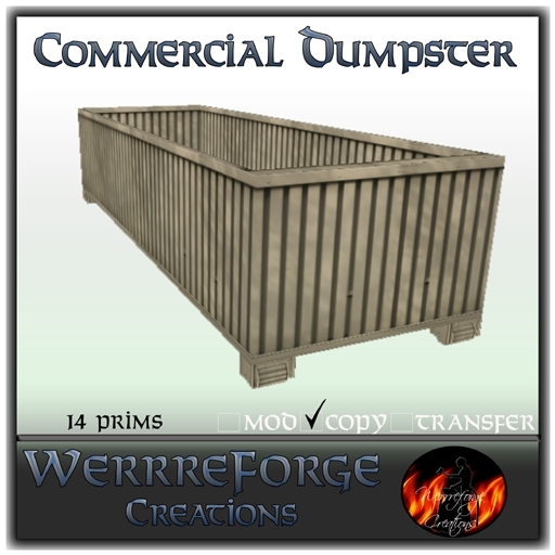 Industrial Rollaway Dumpster (Boxed)