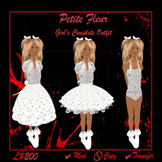 Clothing - Petite Fleur Girl's Outfit