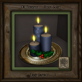 Holiday Candles Platter Dh