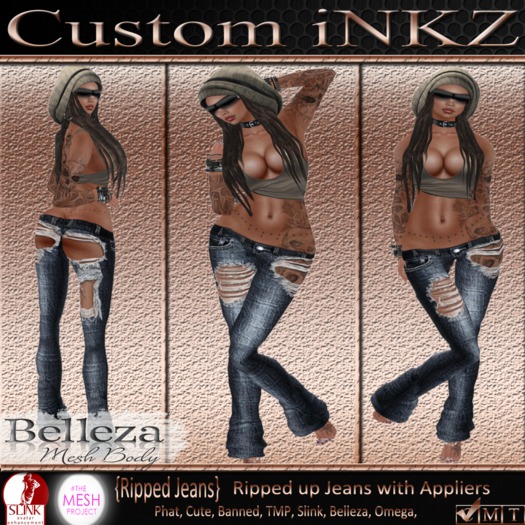 Custom iNKZ - Ripped Jeans